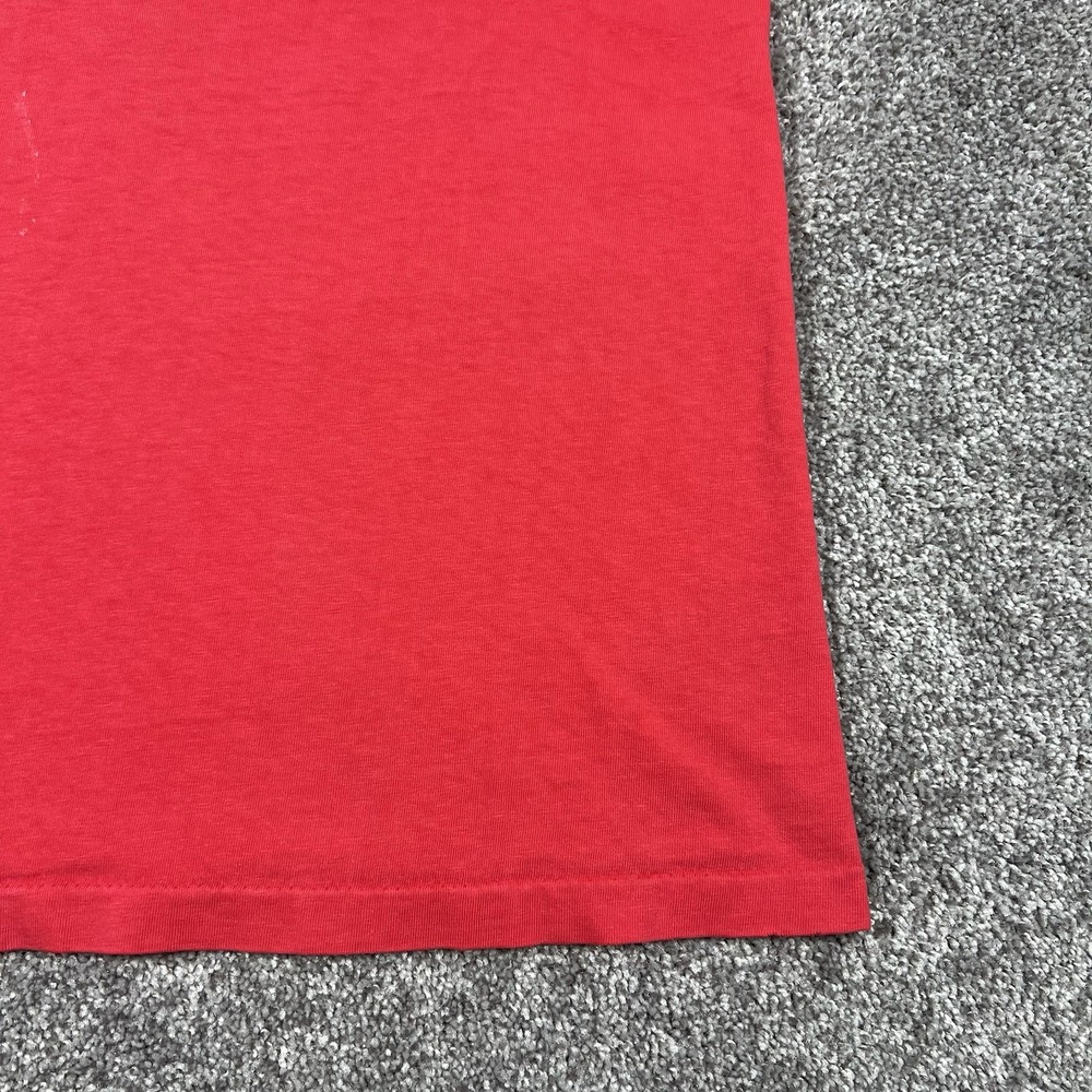 Vintage 80s 90s Tracker Boats Single-Stitch T-Shirt Distressed Faded Red Fishing - Picture 7 of 8